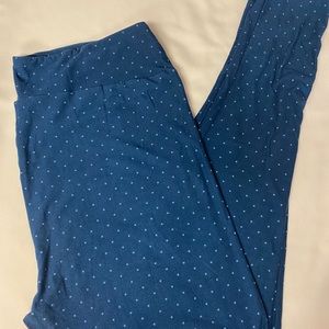 LuLaRoe TC polka dot leggings